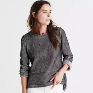 Madewell French Rib Side-Tie Pullover